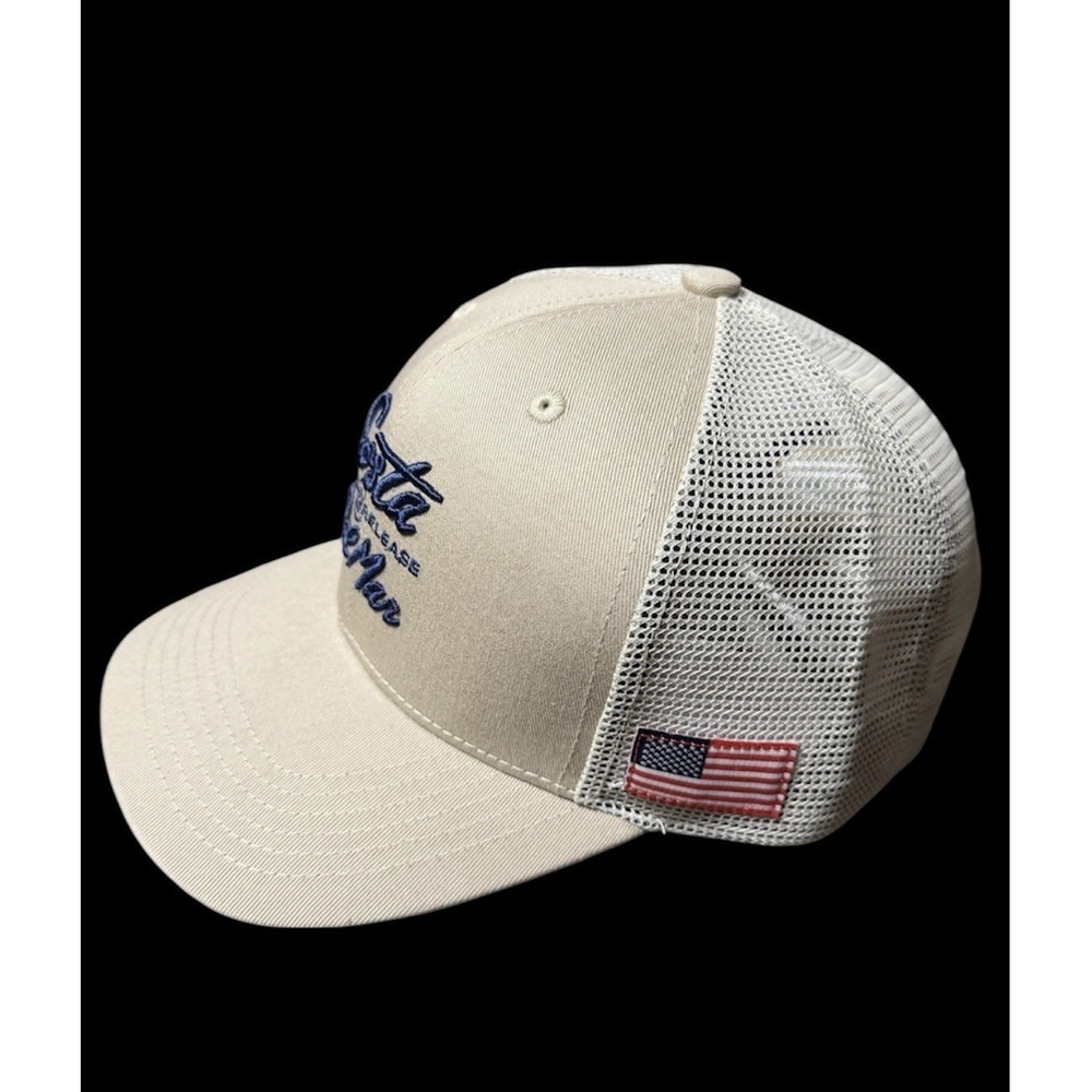 Costa Del Mar Catch & Release Trucker Hat Khaki Mesh Snapback Adjustable NWT Men - Picture 2 of 5